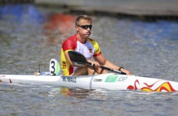 Marcus Walz consiguió la entrar en la final de K1 1000m, al ser tercero en su serie remontando desde el séptimo puesto en los últimos 250 metros. 