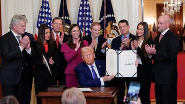 Donald Trump firma su primer proyecto de ley, titulado Laken Riley Act. Conoce de qué trata esta estricta medida fronteriza y cómo afecta a los migrantes.