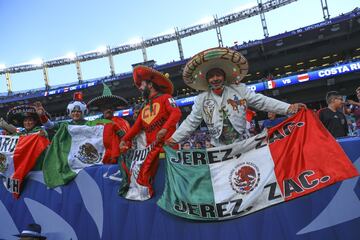 El color del México vs. Costa Rica en el Final Four de la Nations League