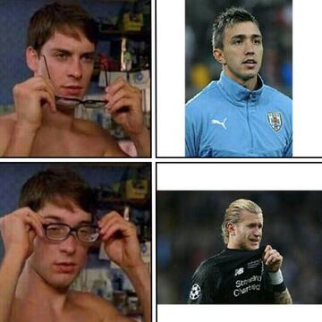 Muslera protagonista en los memes del Uruguay-Francia