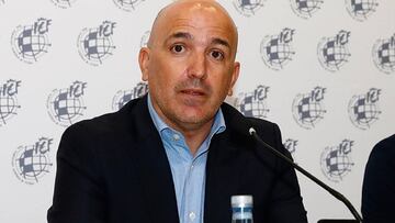 David Gordo, entrenador de la selección española sub-17.