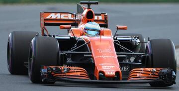 Fernando Alonso in the McLaren Honda