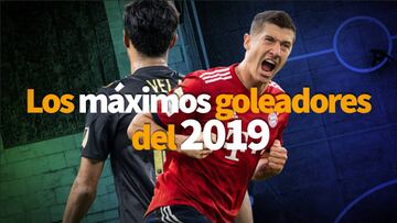 Vela junto a Lewandowski en los máximos goleadores del 2019