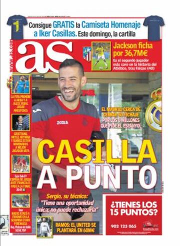 Las portadas de AS de julio