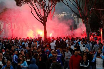 Batalla campal entre los ultras del Marsella y la policía