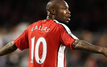 William Gallas durante su etapa en el Arsenal.