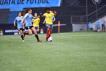 En imágenes, el duelo entre Colombia y Uruguay en la última fecha de la fase de grupos del Sudamericano Femenino Sub 17.