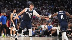 Dallas Mavericks’ Luka Doncic played Game 5 against the Clippers with a cold and a hurt knee, but still managed to pull off 35 points in their 123-93 win.