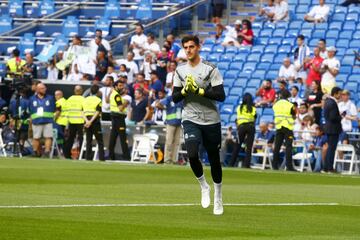 El debut de Courtois en imágenes