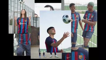 Así presentó el Barcelona su nueva camiseta con Spotify en el pecho