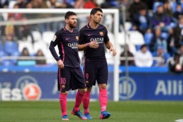 Messi y Luis Suárez.