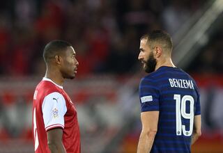 Benzema causó la lesión de Alaba: ¡tuvo que salir de la cancha!