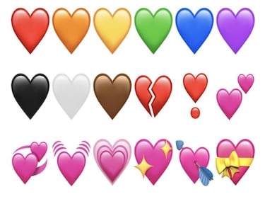 El significado oculto de los emojis de corazón en el chat de WhatsApp