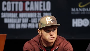 Pesaje de Miguel Cotto y Saúl 'Canelo' Álvarez.