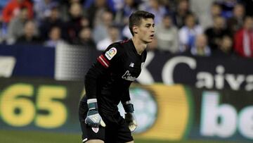 Arrizabalaga ante el Leganés.