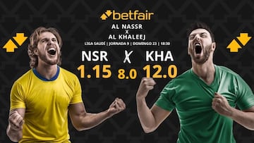 Al Nassr vs. Al Khaleej: horario, dónde ver, pronósticos y clasificación