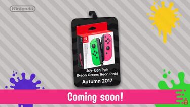 Pack de Switch + Splatoon 2 y nuevos Joy-Con Rosa y Verde