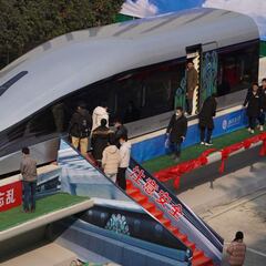 China lanza un tren que va a 620 kilómetros por hora