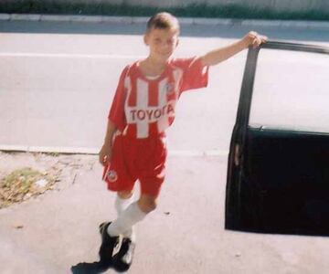Luka Jovic, en el Estrella Roja.