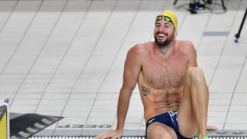 El nadador olímpico James Magnussen.