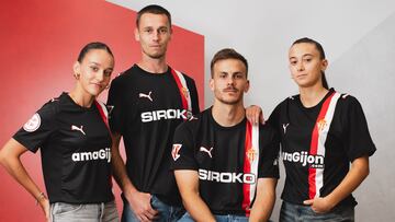 16-08-25. IMAGEN DE LA SEGUNDA CAMISETA DEL SPORTING PARA LA TEMPORADA 25-26.