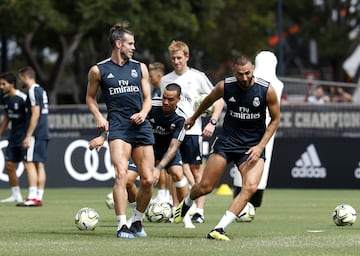 Gareth Bale y Karim Benzema. 
