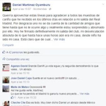 ¡°A ti te ocurri¨® lo mismo hace a?os, con la misma gente...¡±