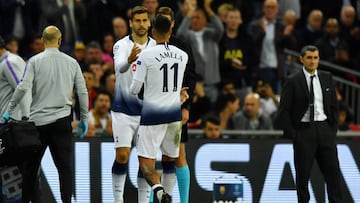 Llorente entra por Lamela