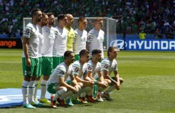 Once inicial de la selección irlandesa.