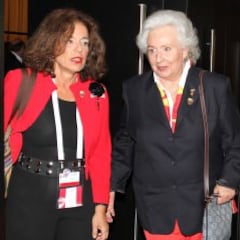 Pilar de Borbón: "Estamos todos detrás: del Rey a las infantitas"