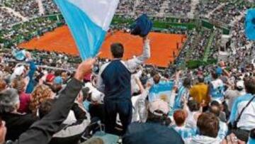 <b>EL PARQUE ROCA BONAERENSE. </b>La semifinal Argentina-Rusia generó este caluroso ambiente la pasada semana en el Parque Roca de Buenos Aires.