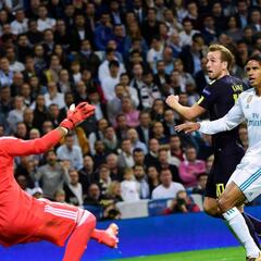 Tottenham Hotspur get their first goal against Real Madrid