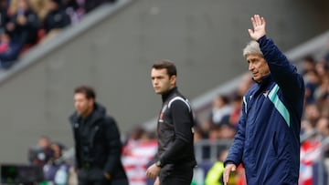 Pellegrini, ante el Atlético.