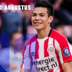 Hirving Lozano, elegido jugador del mes en la Eredivisie