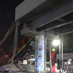 Claudia Sheinbaum se dirige al lugar del desplome del metro