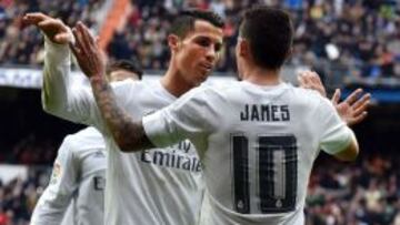 Cuando James y Cristiano se juntan son sinónimo de gol