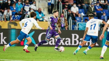 Iv&aacute;n S&aacute;nchez debut&oacute; con la camiseta del Real Valladolid.