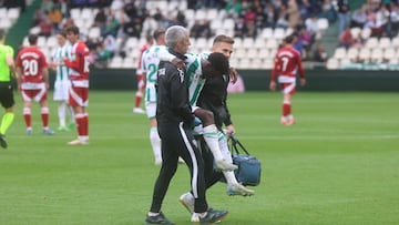 Adilson, en el día de su lesión