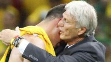 Pékerman, tras la derrota.