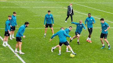 Rondo inicial de la sesión de hoy en Lezama