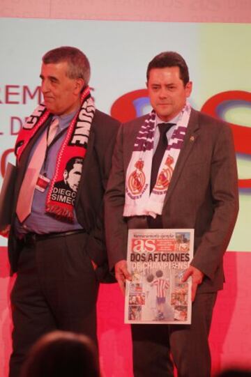 Premios AS 2014. Manuel Esteban 'Manolete' y Tom¨¢s Roncero.