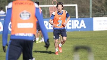 Entrenamiento Deportivo de La Coru&ntilde;a. Keko