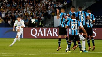 Cristiano marc&oacute; as&oacute; ante Gremio.