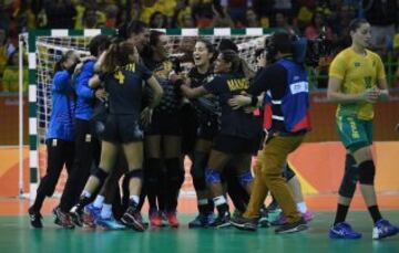 La selección española de balonmano gana a la anfitriona, Brasil, por 24-29