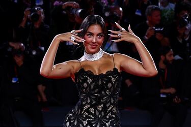 Georgina Rodríguez asiste al Premio Filming Italy Venice, durante el 82º Festival Internacional de Cine de Venecia.