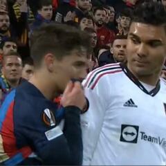 Casemiro asombra al United tras ‘comerse’ a Gavi