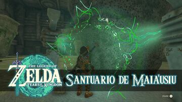 the legend of zelda tears of the kingdom nintendo switch guia santuario maia'usiu