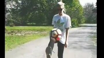 La China Suárez sorprendió haciendo jueguitos con una pelota de fútbol