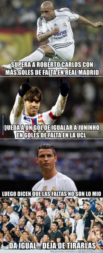 Los memes de la goleada del Real Madrid al Malmö