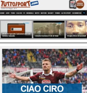 Portadas de la prensa extranjera